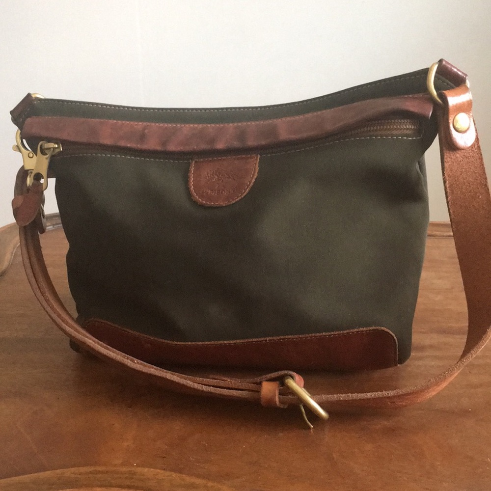Il Bisonte Leather Trim Bag